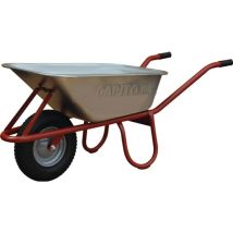 Diable Allcar 100l Roue Gonflable Jante Acier Avec Patin - 111030 - Capito