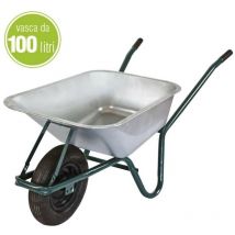 Brouette En Acier Galvanisé 100 Lt