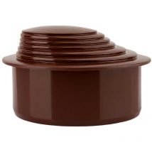 Brown Colour Gutter Down Pipe Downpipe Downspout Reducer 110mm to Any Size Reduction