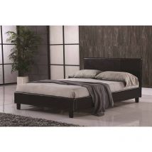 Brown - Spring Memory Foam Mattress 4ft6 - Brown