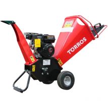 Torros - Broyeur de branches thermique essence 6,5 cv 212 cc 100 mm démarrage manuel HHK84