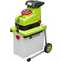 Zipper - broyeur electrique de jardin silencieux 2.8 kW jusqu'a 44mm ZI-GHAS2800