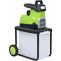 Vidaxl - Broyeur électrique de jardin avec sac de collecte 2800 w