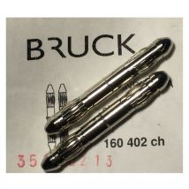 Bruck - 160402 Conector de carril (x2) - Cromo
