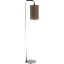 Light And Living - Light & Living - lámpara de pie - Donio - beige marrón - algodón