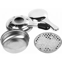 Ensoleille - Brûleur d'alcool, Réchaud à Alcool en Acier Inoxydable, Mini Réchaud à Alcool pour l'extérieur, Le Camping, Le Barbecue, Le Chauffage