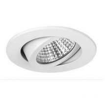 Brumberg LED-Einbaustrahler dim2warm 6W rund weiß – IP20 – schwenkbar – 460 lm – 1800K bis 3000K