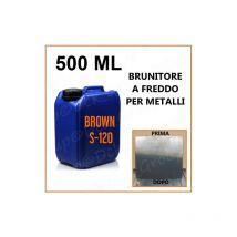 Brunitore a Freddo per metalli acciaio ferro Brunitura professionale 500 ml