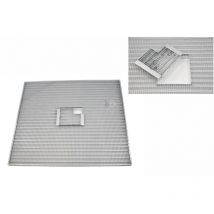 Gi-ro - Gitterrost Brunnenrost verzinkt 1000x1000mm Masche 30x30mm