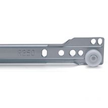 Omge Bruno Guide R.4001-40 Gris - bruno - Ensemble. Guides en métal gris pour tiroirs suspendus de fabrication italienne