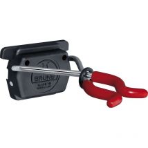 Bruns - Gerätehalter für Werkstatt und Garten schwarz/rot 1 Stück