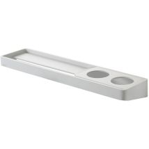 Brunt Mensola Con 2 Fori A Destra Per Bicchieri - L. 45 Cm, Colore Bianco Evbr450dx
