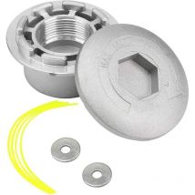 Brush Cutter Head, Trimmer Head, Universal Brush Cutter Head, Trimmer Head Lines, Suitable for Lawn Mower Head Accessories