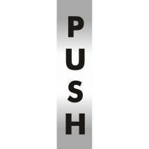 Stewart Superior Office Sign Push 190 x 45mm Peel and Stick