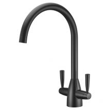 Scott&james - Danti Dual Handle Kitchen Mixer Tap - Matt Black - Matt Black - Matt Black