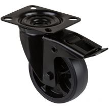 Lenkrolle Rad-Ø 100 mm Tragfähigkeit 110 kg ( 3000275658 ) - Bs Rollen