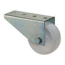 Bs Rollen - Rodillo portón D.80mm Trgf.50kg con placa Ku.