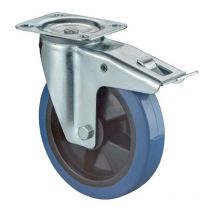 Bs Rollen - Rouleau de renvoi d. de la roue 160 mm cap. charge 300 kg avec arrêt plastique 138x109mm