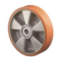 Bs Rollen - Rueda de repuesto D.125mm Trgf.250kg Eje de pu fundido D.15mm Longitud del buje 40mm