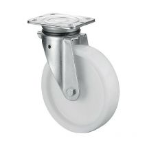 Bs Rollen - Ruota girevole per carichi pesanti D.100mm Trgf.350kg Ku.Platte L105xW85mm