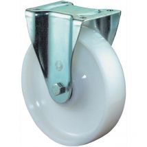Schwerlast-Bockrolle mit Anschraubplatte Kunststoff Kugellager 250 mm 1400 kg - L610.B15.250 - Bs Rollen