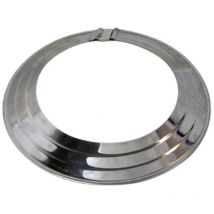 Bertrams Alu Rosette 14ro90-110 Ø 90-110 Mm, Verstellbar, Mit Klammer, Edelstahl
