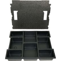 Kleinteileeinsatz 8 Fächer inkl. Deckeleinlage für L-Boxx 102 - Bs Systems