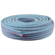 Pbtub - Tube per Prégainé Double 10x12, 100m bleu/rouge