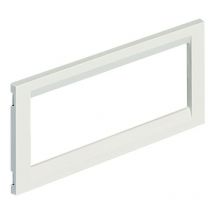 Plaque Bticino 6 modules Livinglight finition blanche 16136F/6