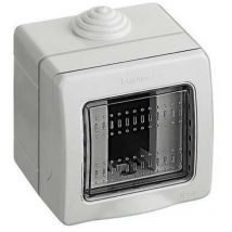 25501 Boîtier IP55 Idrobox 1 Module matix avec porte de protection - Bticino