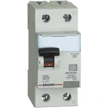 GA8813AC6 Disjoncteur à courant résiduel ac type C6 1P+N 4,5kA - Bticino