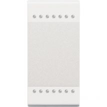 Manette Livinglight MyHOME bus neutre type bascule 1 module blanc Bticino N4911N