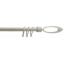 Raid extensible dans Brixo Ellisse Steel Da 210 a 380 cm. White - White
