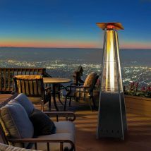 BU-KO Patio Gas Heater Black