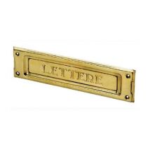 Buche Per Lettere 2501 Ottone Lucido Mm. 175X30 Cf. 2Pz