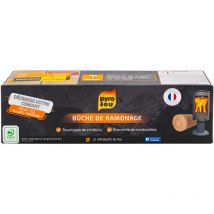 Bûche ramonage Pyrofeu pour insert ou poêle 1,1kg