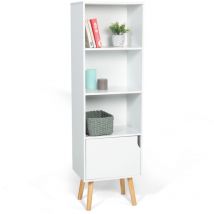 Bücherregal Regal emmie skandinavisch weiß