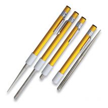 Buck - Knives STE-97070 Afilador Diamond Pocket Sharpener de Color amarillo de acero inoxidable 400 y longitud de 5.2 in,