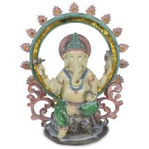 Origen - Signes Grimalt Figure di figure di Buddha Figura Ganesh Buddas Blue 14x26x31cm 10482