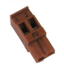 Bosch Ersatzteil Ttnr: 7747023728, Anschlussklemme 2-pol Fv Sigbraun Everp, 7747023728