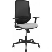 Mardos synchro stuhl schwarz bali mesh hellgrau verstellbare armlehne