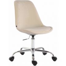 Bürostuhl Toulouse Samt creme