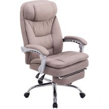 Bürostuhl xl Troy Stoff taupe