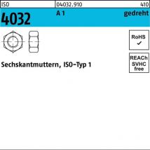 Sechskantmutter iso 4032 m 2,6 a 1
