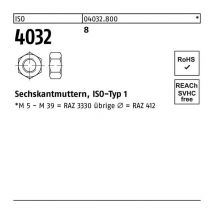 Sechskantmutter iso 4032 m 10 8