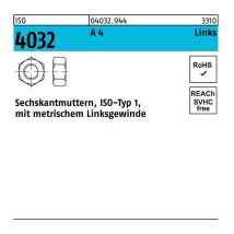 Sechskantmutter iso 4032 links m 12 a 4 - 70