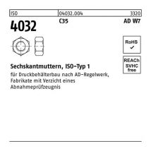 Sechskantmutter iso 4032 m 16 1.0501 (C35) ad W7
