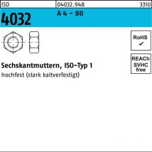 Sechskantmutter iso 4032 m 6 a 4 - 80