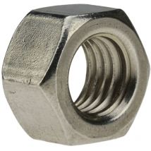 Sechskantmutter iso 4032 m 27 x 3 Edelstahl A4 blank 10 Stk