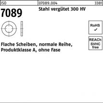 Unterlegscheibe iso 7089 o.Fase 4 Stahl vergütet 300 hv